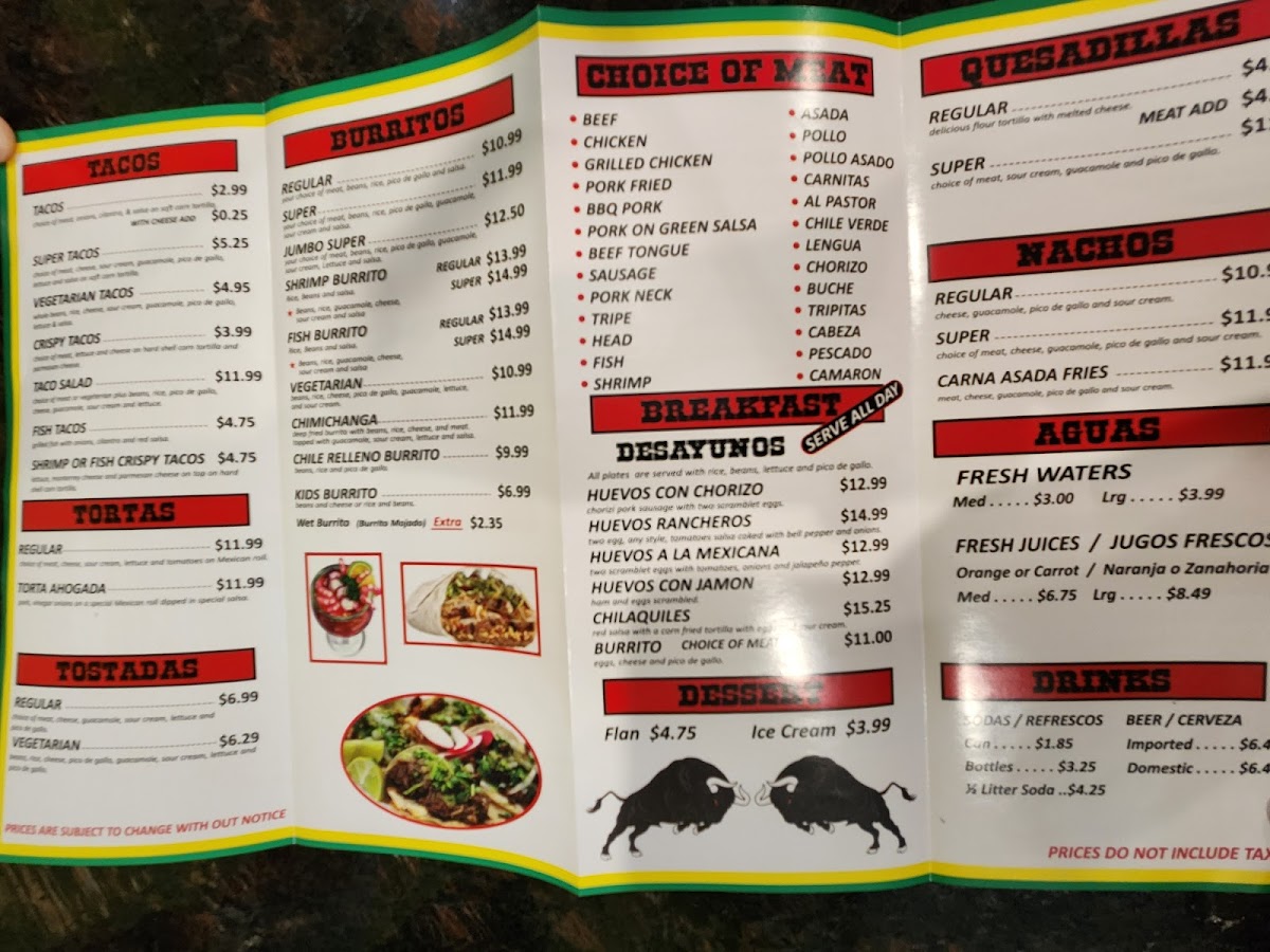 El Bramido | Restaurant & Bar Menu - Image 4
